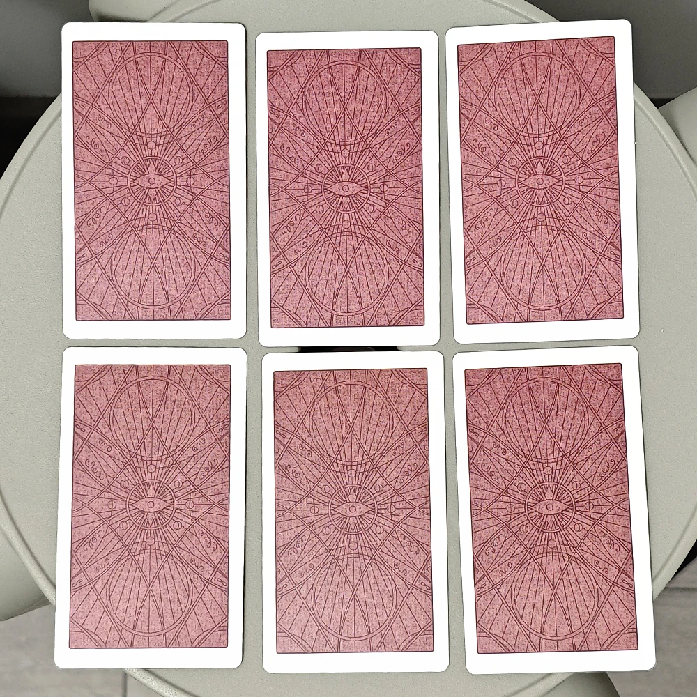 Akashic Eye Tarot 10.3*6cm 78 Pcs Tarot Cards Reverse Pictorial Display on Each Card