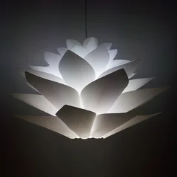 Vintage Retro Decorss for Floor Lamps Pendant Lampshade Puzzle Light Lotus Chandelier IQ PP Ceiling Man