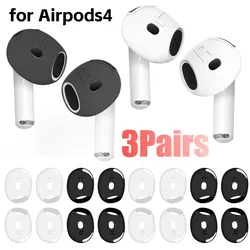 Ear Tips Ear Silicone Gels Anti-Slip Earbuds Cover for AirPods4 Ultra Thin Earbuds Cover Earphone Skin for AirPods 4 Accessories