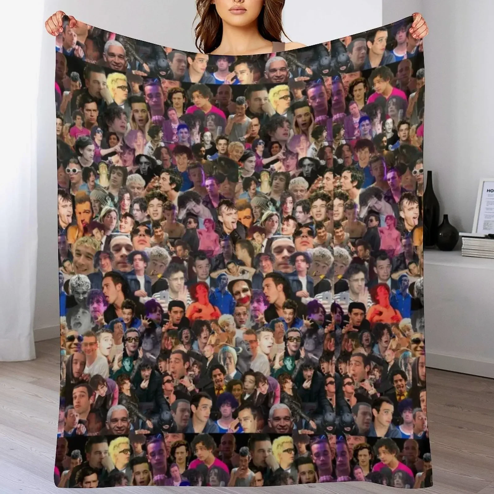 

Mae Healy meme Throw Blanket For Baby Flannel Sofa Quilt Flannels Blankets
