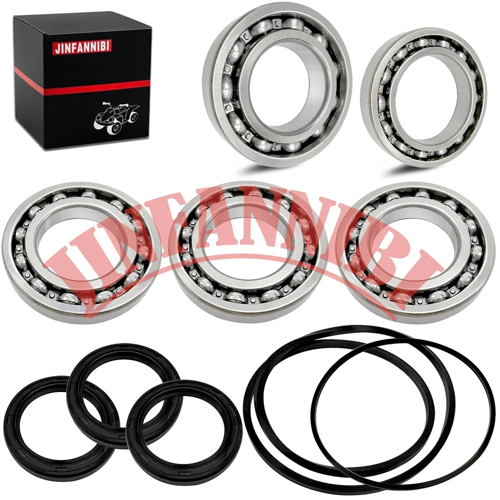 Front Differential Gearcase Bearing Seal Kit For Polaris RZR 800/S/4 2008 2009 2010