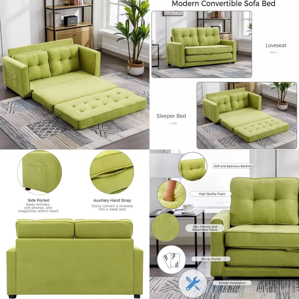 

Трансформируемый спальный диван-кровать с выдвижным матрасом, синельный двухместный диван для гостиной, вариант удобного сна