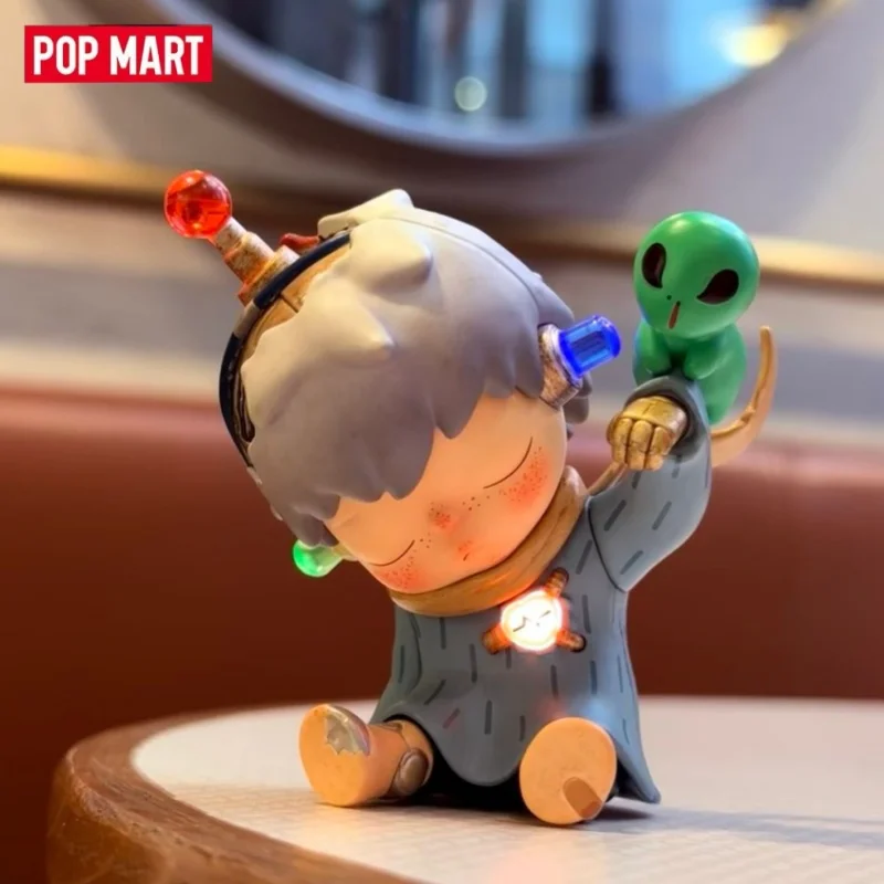 POPMART Hirono Echo Series Genuine Blind Box Kawaii PVC/ABS Figure 6-9cm with 12+1 Secret Chase Trendy Collectible Toy