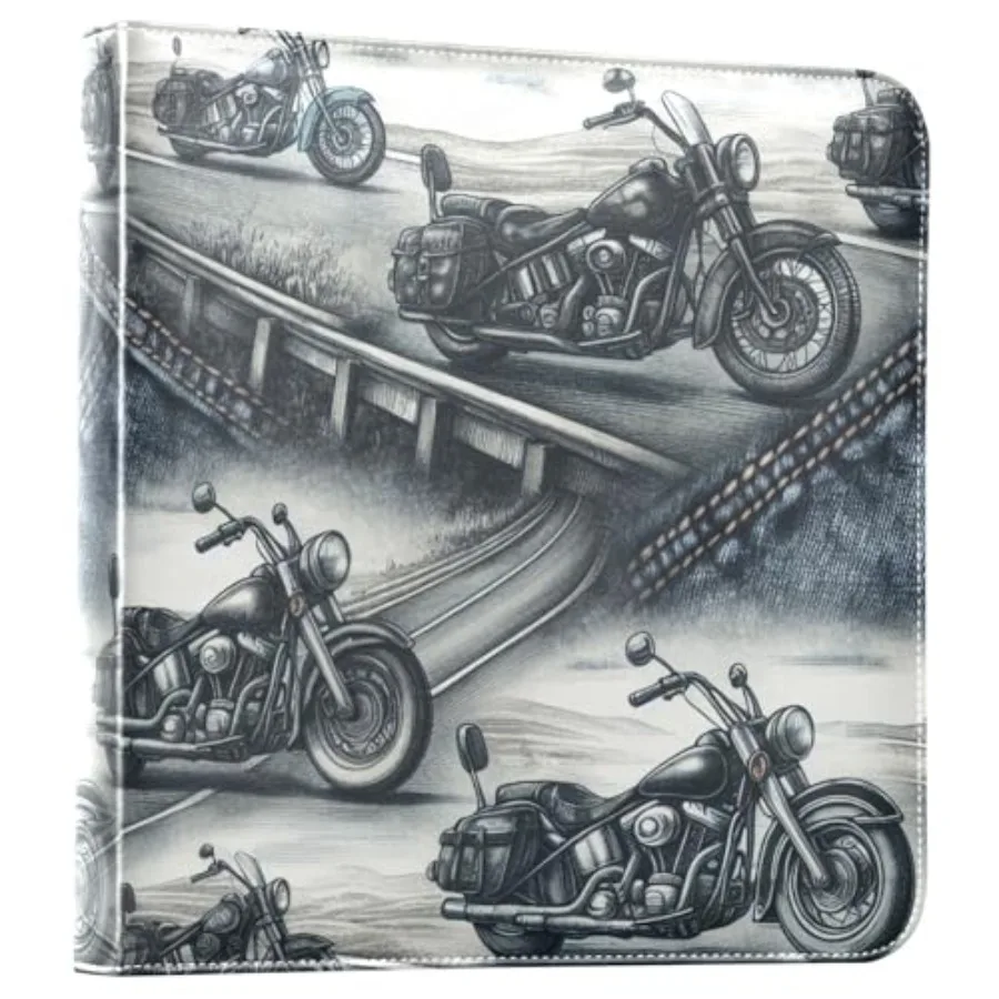 

Фотоальбом для мотоциклов High Way, для фотографий 4x6 - Вместительный фотоальбом-книга для семейных, свадебных, юбилейных, детских и туристических фотографий