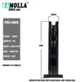 black pole rack