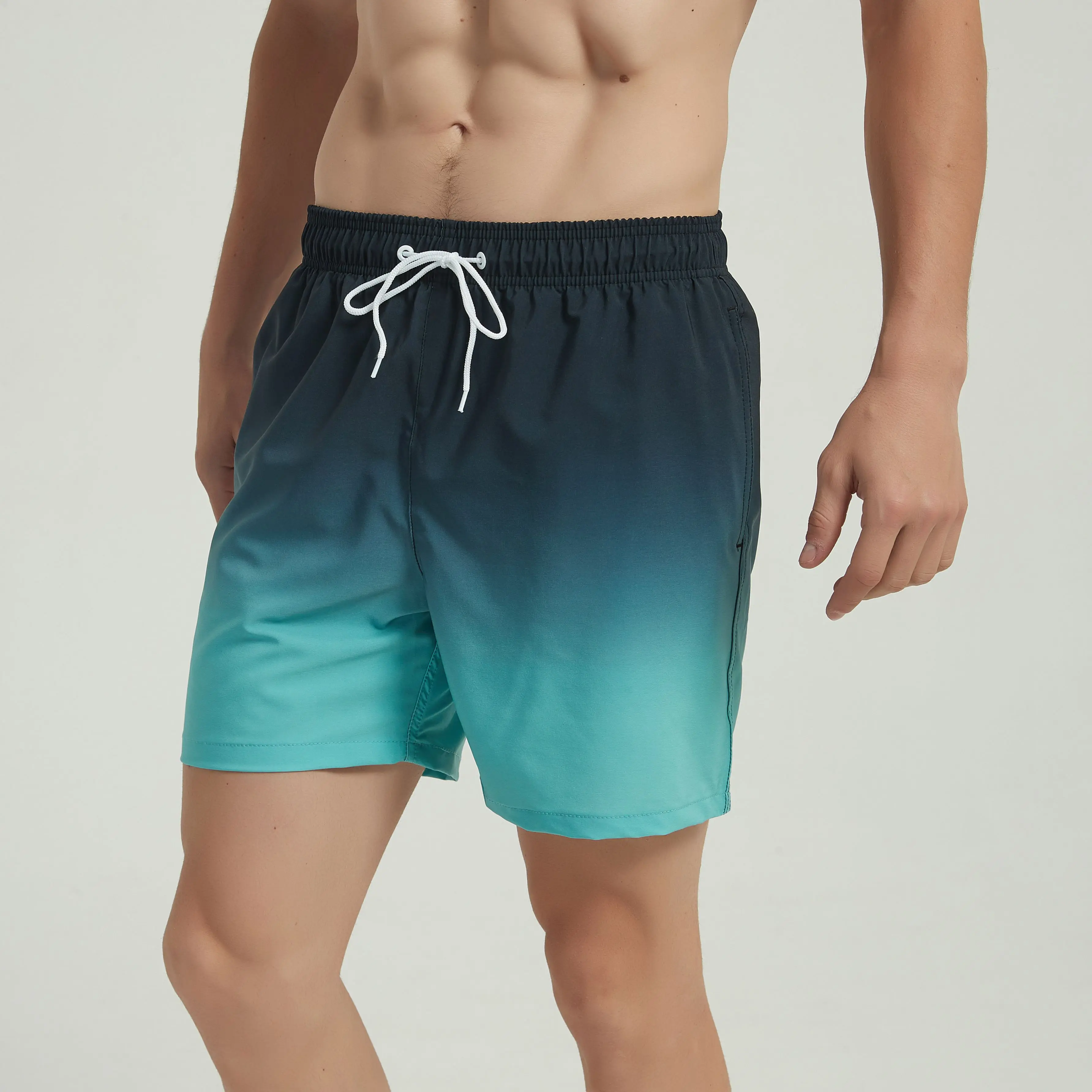 Mens Swim Trunks Short Funny Swimming Shorts Bathing Suit with Mesh Liner