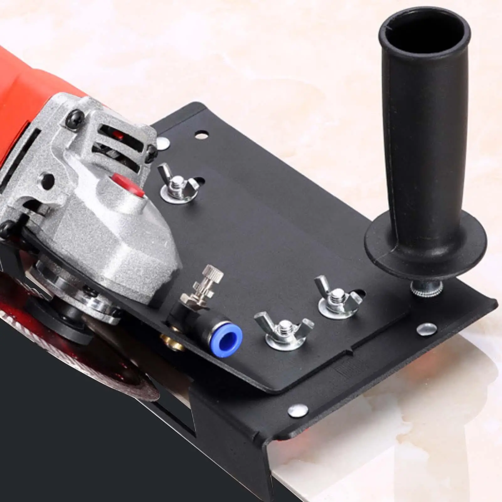 

Угловой резак для плитки 45 градусов, инструмент для резки плитки под углом, угловая шлифовальная машина, регулируемый диапазон 12 мм для камня