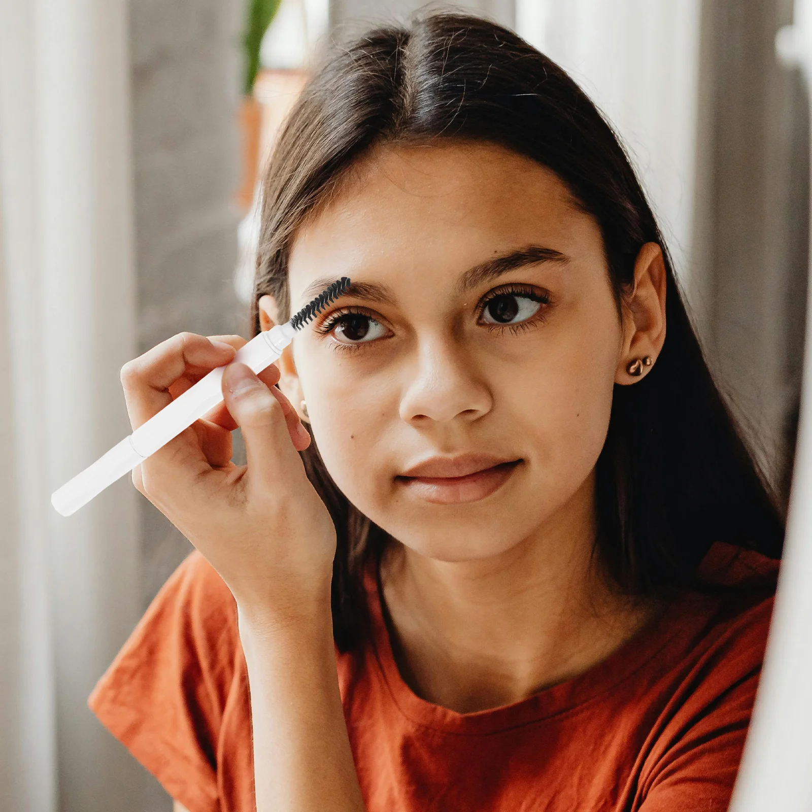 Schoonheidstools Mascara Separator Lash Borstel Oogkam Wenkbrauw En Splitter Witte Plastic Haar Kammen