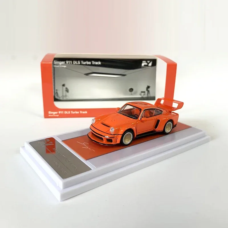 Finclassically 1:64 Model Car Singer DLS Turbo Alloy Die-Cast Sport Vehicle Collection Display