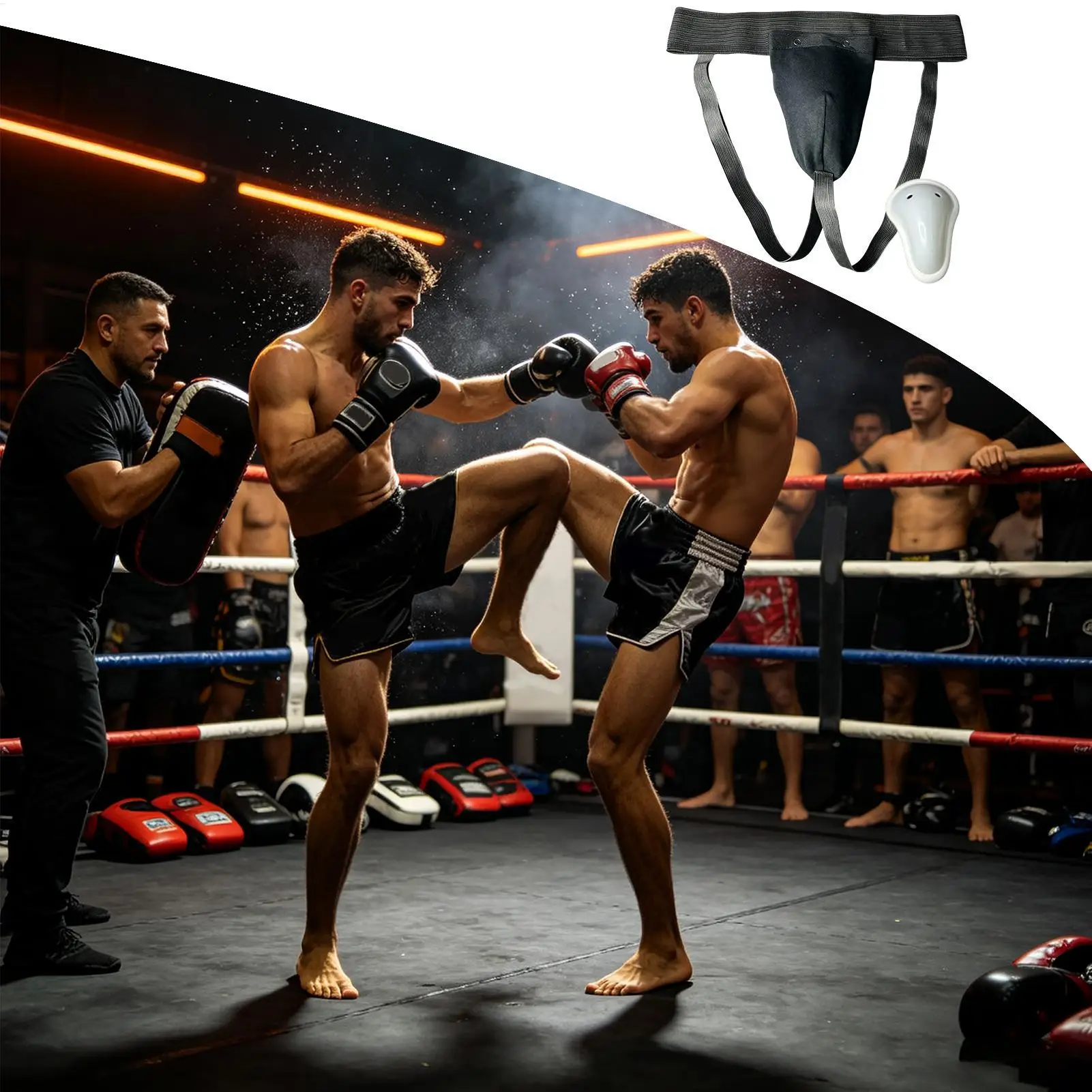 Protège-aisselles élastique et respirant avec coussinet amovible pour la boxe, le football, l'entraînement sportif, la sécurité et la remise en forme