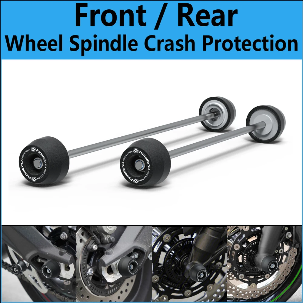 

Front Rear wheel Spindle Crash Protection For Triumph Daytona 675 675R / Daytona Moto2 765 / 2006-2021