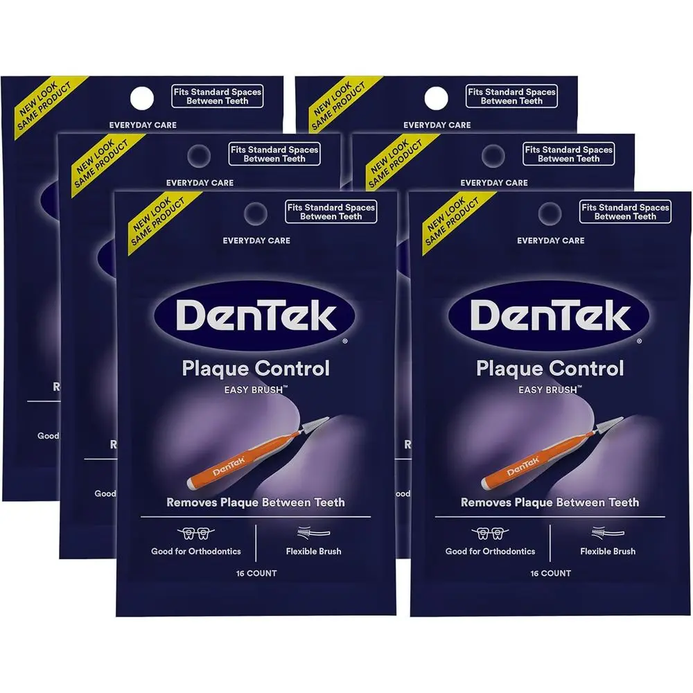 

Interdental Cleaners, 16pcs, 6 Packs for Braces and Dental Hygiene