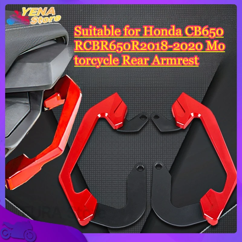 

Aluminum motorcycle handgrips, fuel tank handrails, and rear passenger handles are suitable for Honda CB650R and CBR650R.