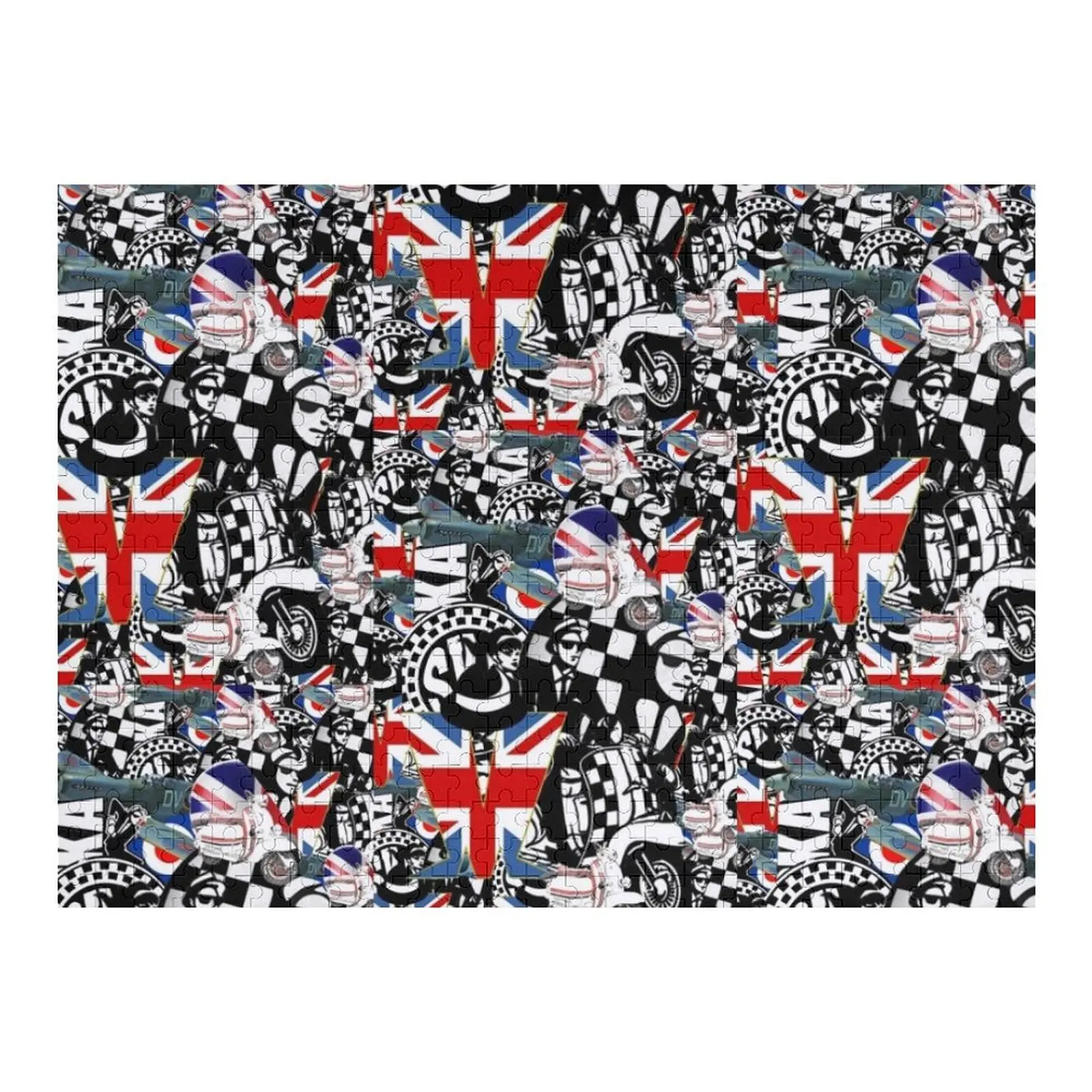 

Ska Madness Jigsaw Puzzle Personalized Baby Object Wooden Name Custom Personalized Puzzle