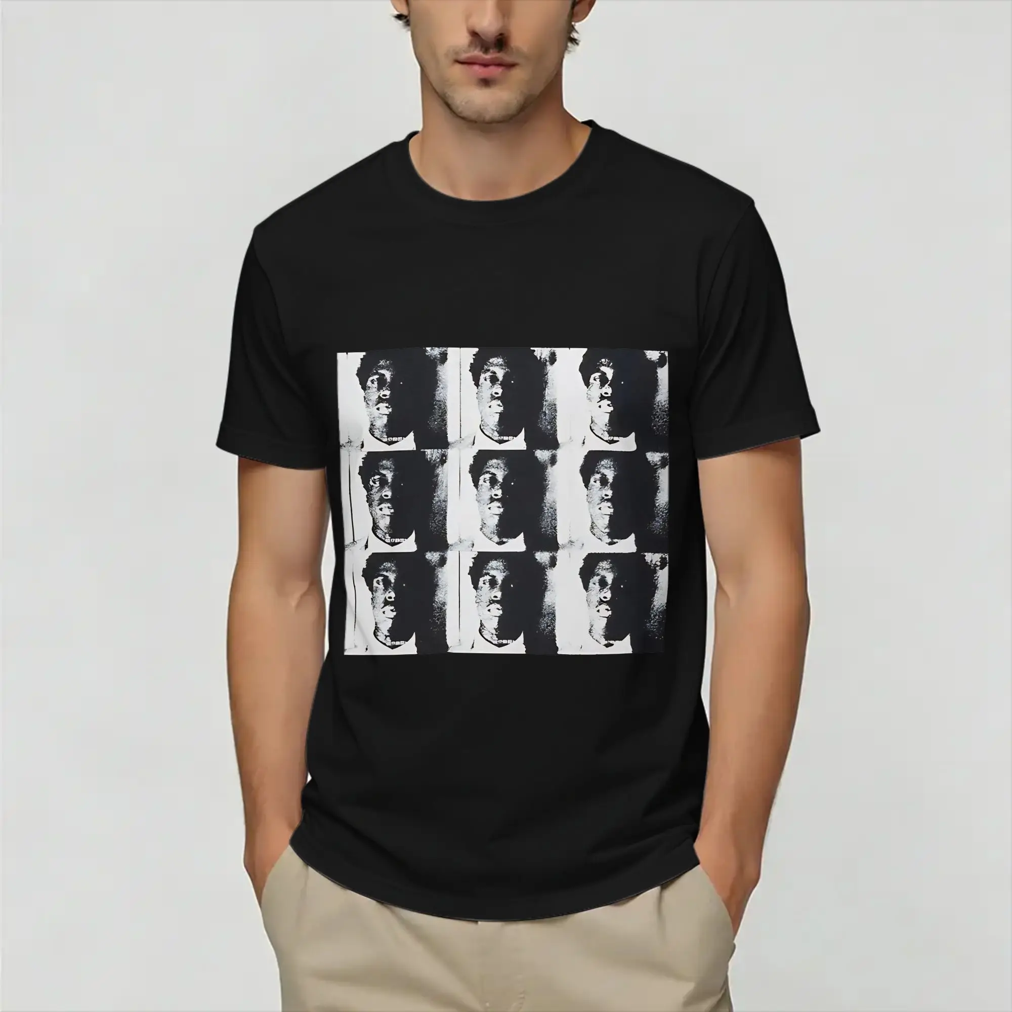 Daniel Caesars T Shirts Men Cotton Vintage T-Shirts Round Collar  Tees Short Sleeve Clothing New Arrival