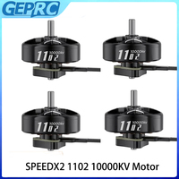 GEPRC-SPEEDX2 1102 Brushless Motor with 12A ESC - 10000KV for Mini FPV Racing Drone, Multicopter Accessories, 1.6-2 Inch