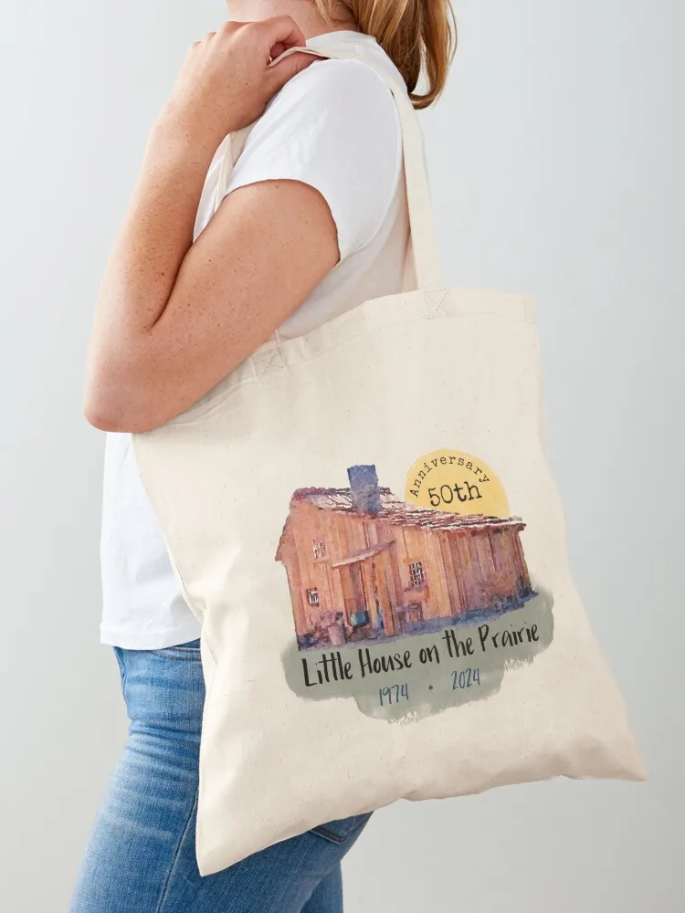 

Little House on the Prairie Ingalls Home TV Show 50 Anniversary Tote Bag canvas tote canvas tote bags shoping bag the bag