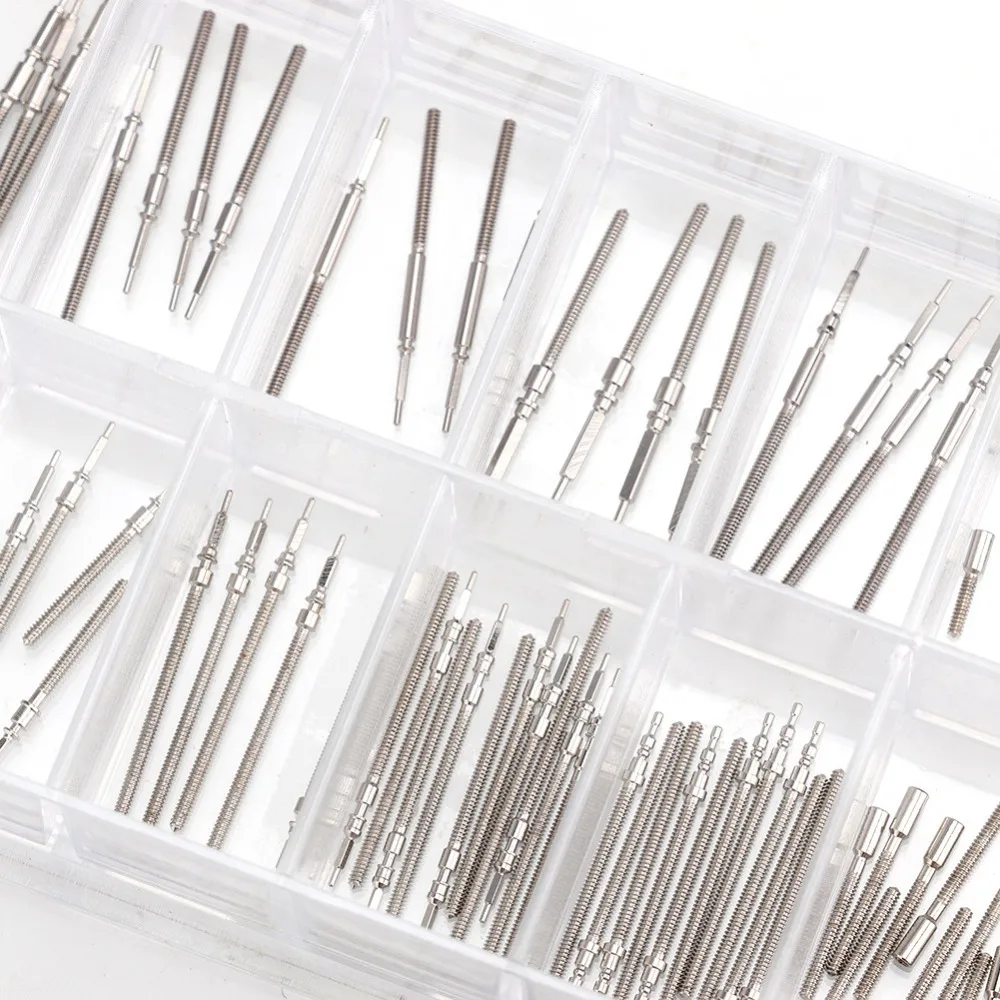 Stainless Steel Watch Stem 10 Models Boxed Watch Crown for 2824, 2836, 2892, 7750, 9015, 8200, 2671, 6601, 2035 movement