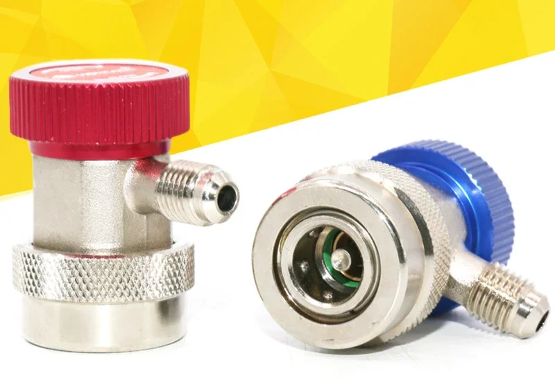 Adjustable 1/4 bayonet straight insertion type R134A automotive quick connector automotive refrigerant quick connector