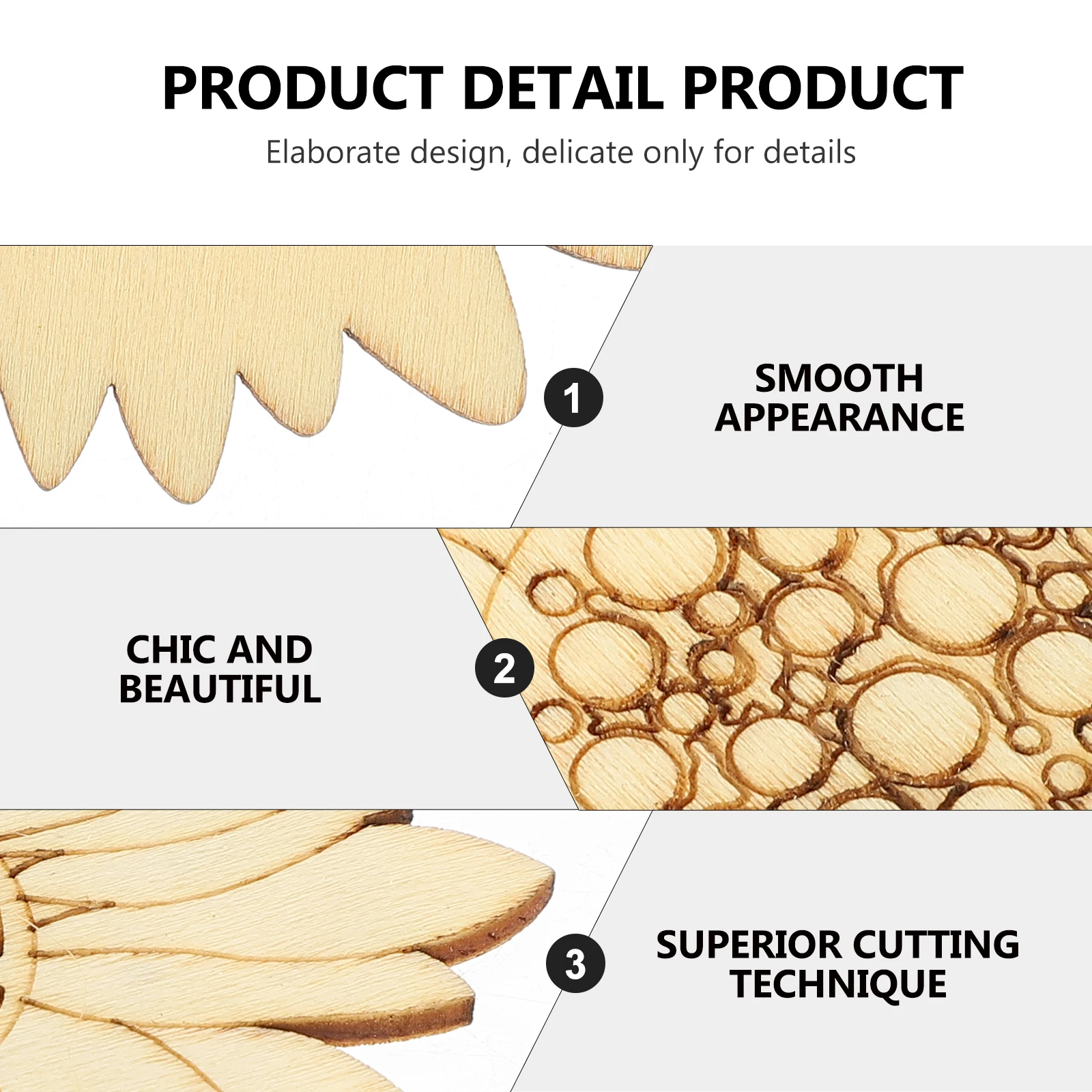 

50pcs Unfinished Wooden Slices Diy Chrysanthemum Craft Wood Cutouts For Painting Home Decor Wall Window Door Table Bookshelf