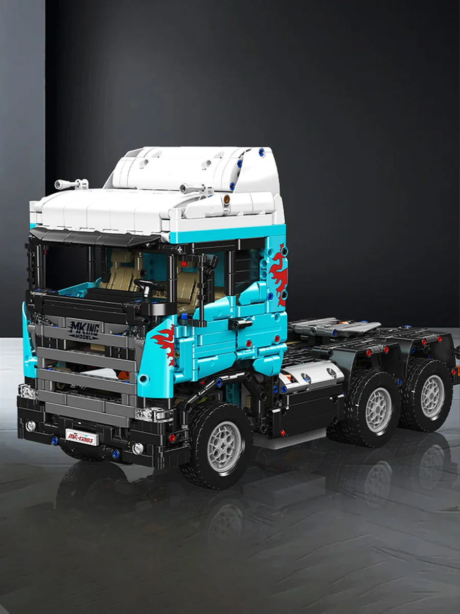 รถบรรทุก Mould King 13203 ชุดตัวต่อรถแทรกเตอร์บังคับวิทยุ ของเล่นเสริมพัฒนาการสำหรับเด็กและผู้ใหญ่ ของขวัญคริสต์มาส