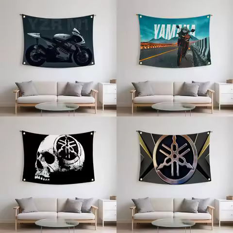 Logo Fashion-Motorcycles Flags Room Decor Outdoor Decors Personalized Items Flags For Bedrooms Home Funny