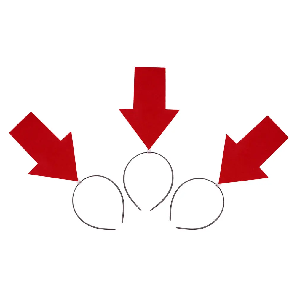 3 قطعة عقال السهم ملتوي متعدد المناسبات استخدام كيوبيد تحت عنوان تأثيري ملحق للاحتفالات الاحتفالات عيد الحب عقال