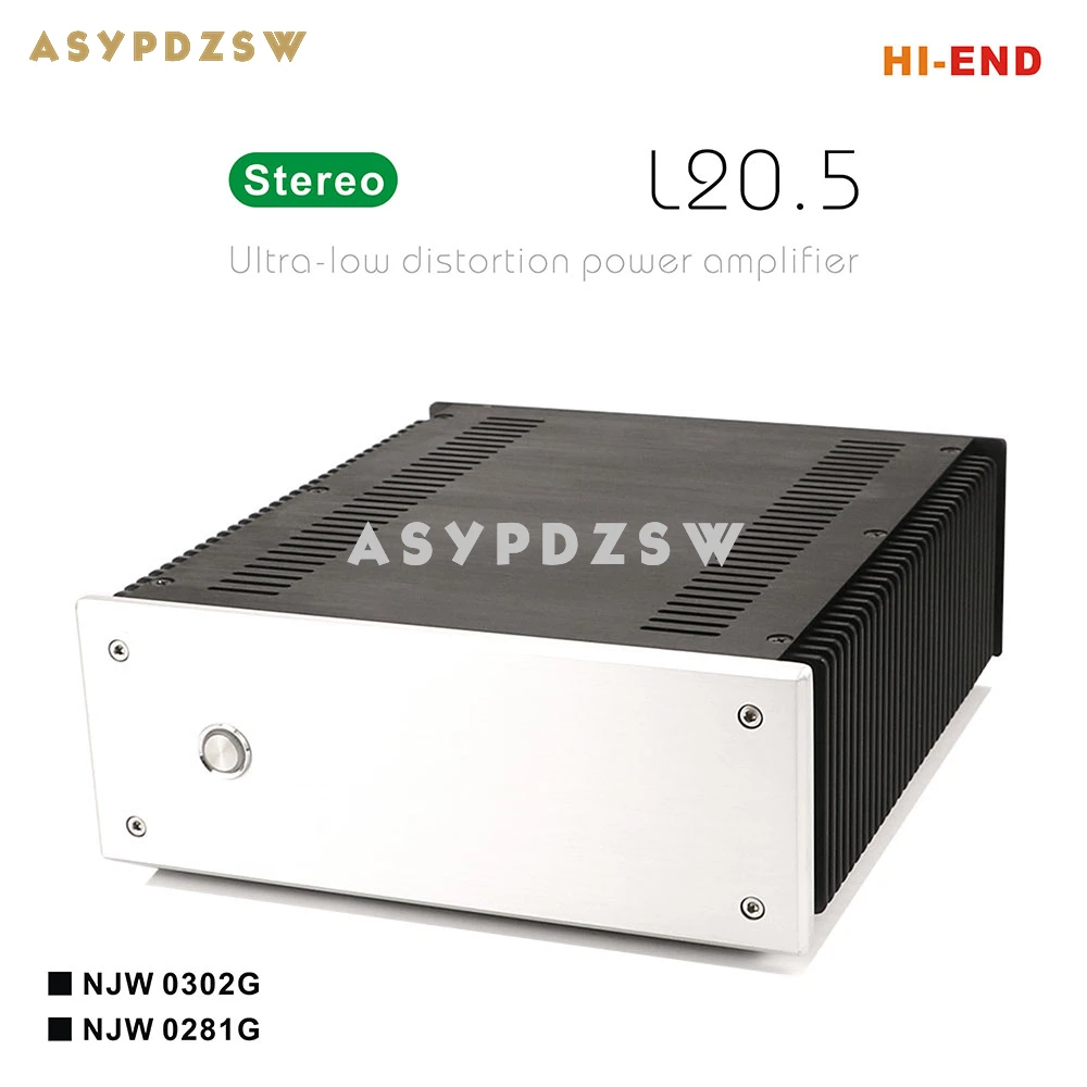 Amplificador de potência Hi-End Ultra-low distortion Class AB, L20.5, 200W, KEC, KTB817, KTD1047