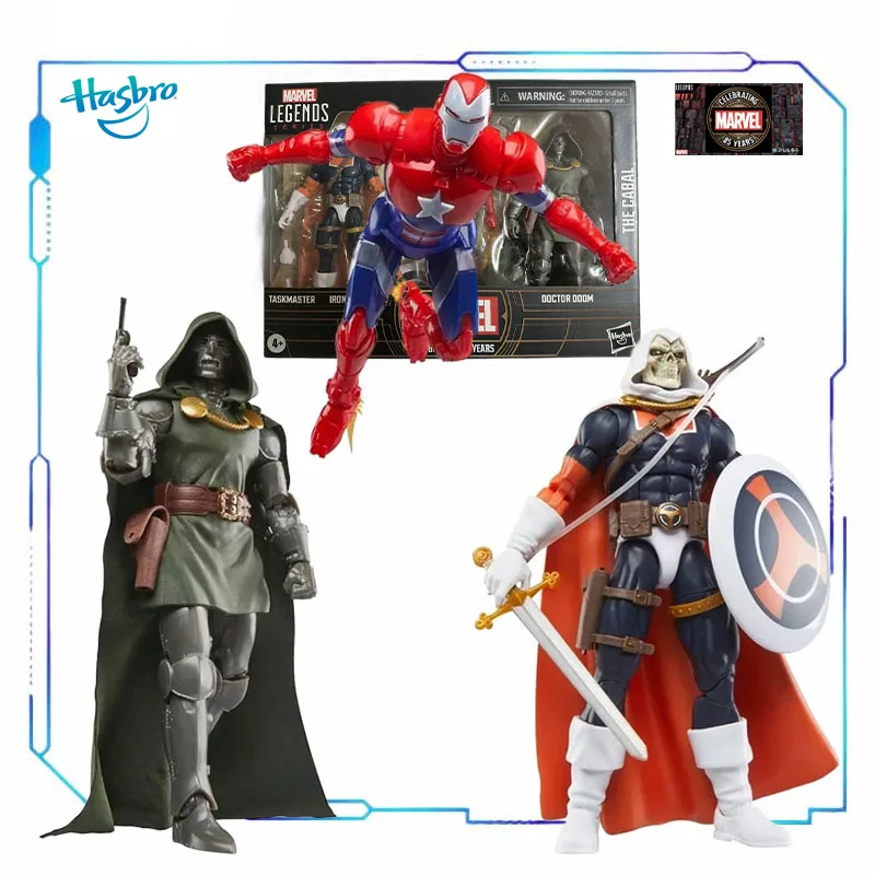 HASBRO Original Marvel Legends CELEBRATING 85 YEARS TASKMASTER IRON PATRIOT Anime Figure Model Toys Gifts for Boys 1/12