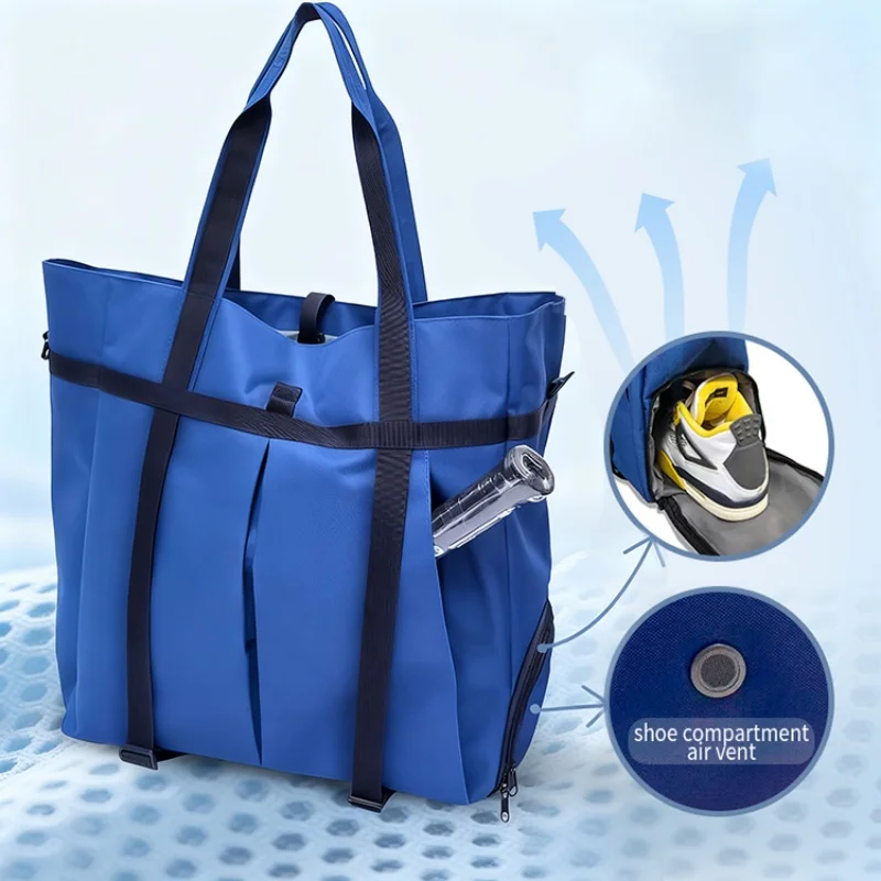 

Tennis Padel Racket Bag Large Capacity Multifunction Outdoor Sport Yoga bag Waterproof with Shoe Compartment Travel Fitness Bag