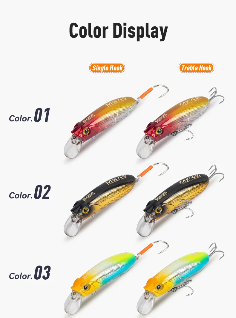 Kingdom Micro Angelköder 4,7g 6g 6,2g 9,8g 12,2g Sinkender Schwimmender Minnow Künstlicher Schwimmköder Weitwurf-Wobbler Angelköder – Detail 11