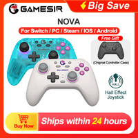 Gamesir Switch Controller Gamepads PC T4 Nova Controle Bluetooth Hall Effect Joysticks for Nintendo Switch Windows 10 11 iOS