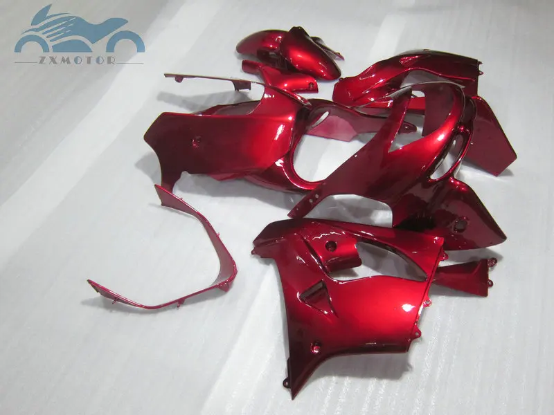 Motorcycle fairing kits for Kawasaki Ninja fairings kit ZX9R 1998 1999 ZX 9R 98 99 ABS plastic dark red road racing bodyworks