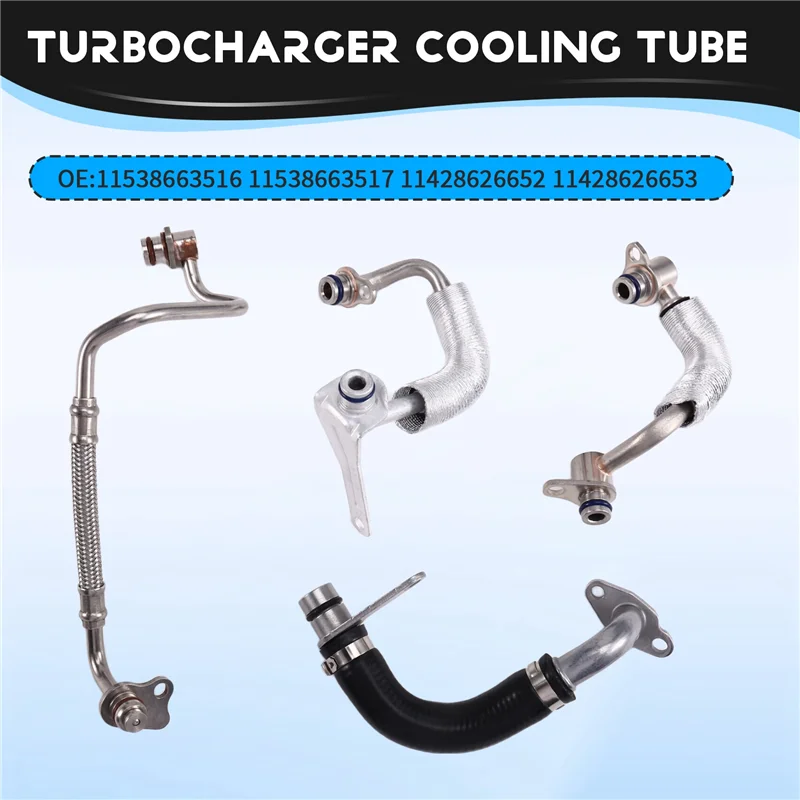 

Turbocharger Cooling Tube 11428626652 11538663516 Turbocharger Cooling Tube For BMW 11538663517