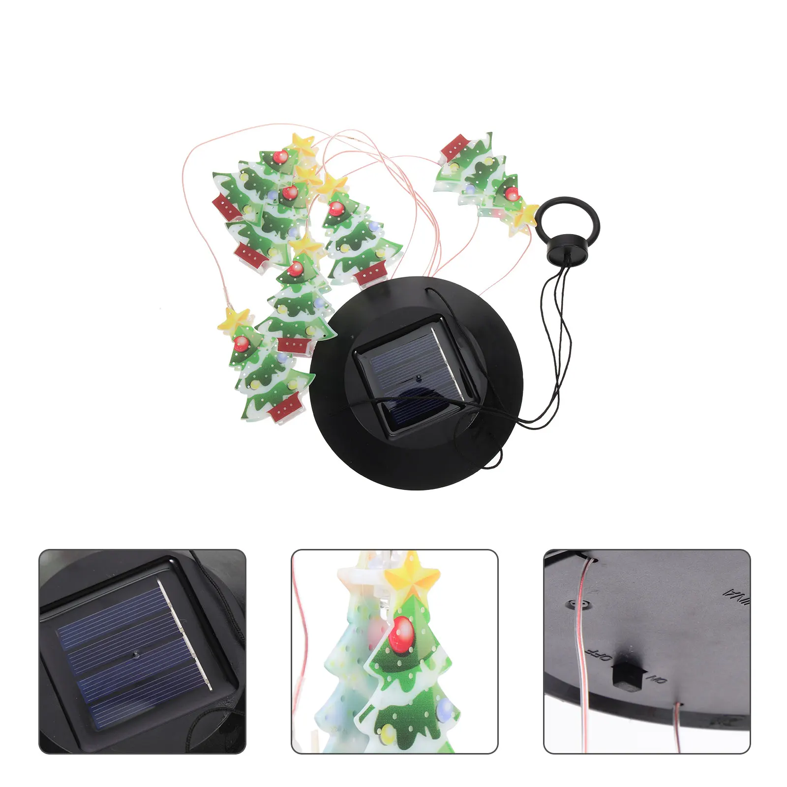 

Christmas Tree Wind Chime Light Solar Powered Decorative Hanging Garden Lights Lamp nament Chime Shape Outdoor Indoor Porch