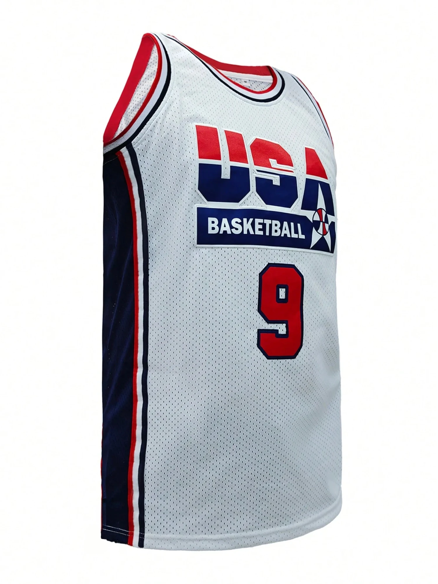 Men's #7 Basketball Jersey, USA Patch Print,Sleeveless Crew Neck Tank Top For Basketball, Sports, Running, Streetwear, Unisex