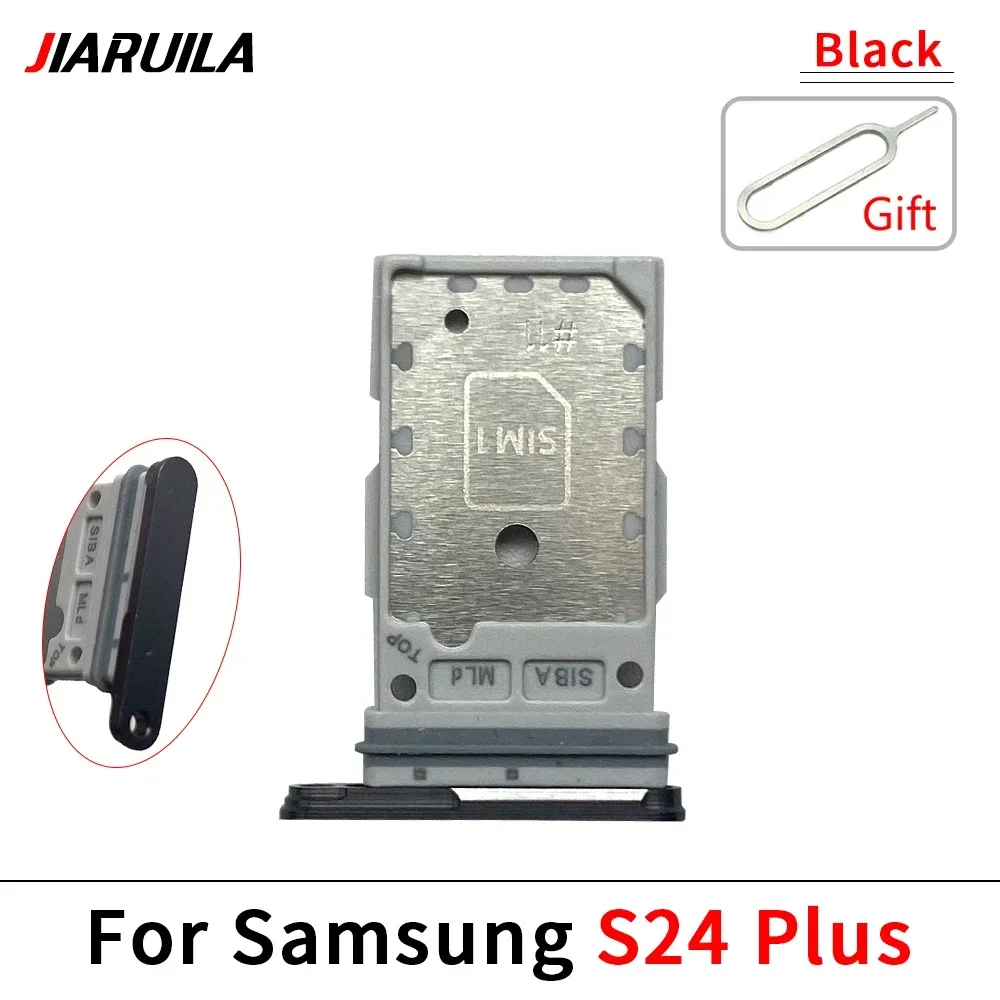 New SIM Card SD Card Tray chip slot drawer Holder For Samsung S24 Plus Ultra S23 Fe