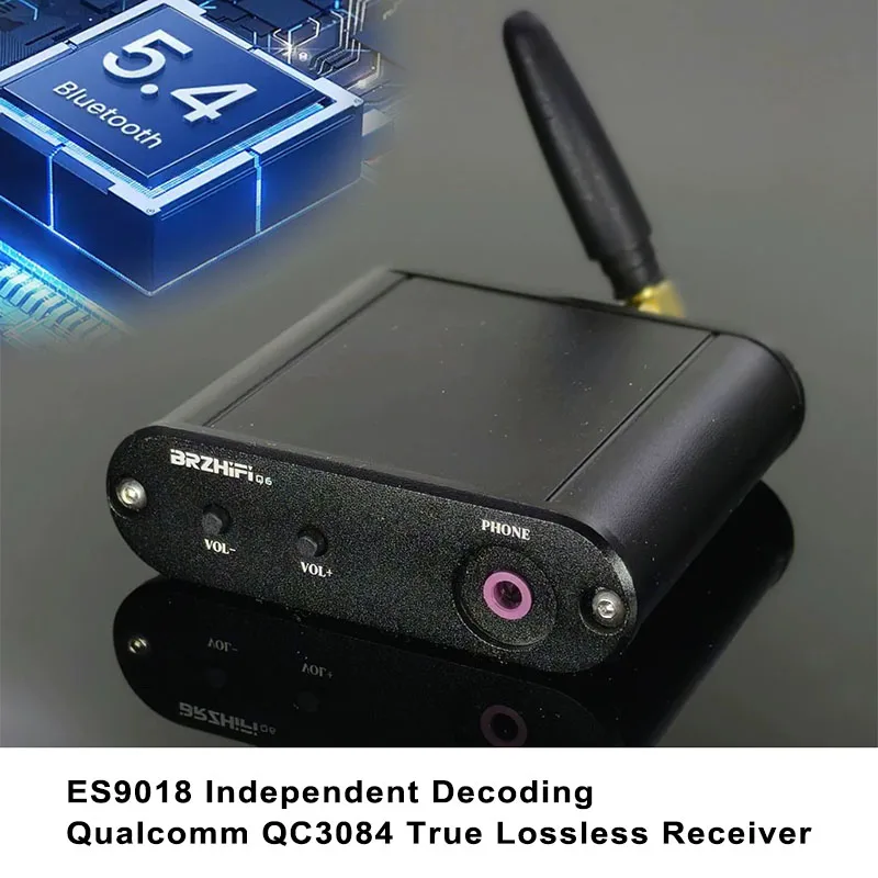 HiFi Ture ضياع فك الصوت DAC كوالكوم QCC3084 بلوتوث 5.4 استقبال ES9018 فك التشفير المستقل LDAC المحمولة DCA