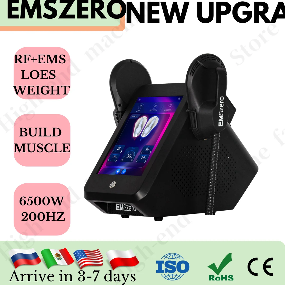 NEW Portable Electromagnetic Muscle Stimulator Weight Loss Butt Lift Fat Removal  RF EMSzero Machine 15 Tesla