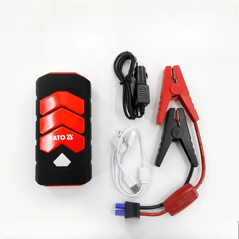 9000mAh YT-83081 12V Car Jump Starter Power Bank Portable Charger Car Booster Auto Starting Device Emergency Battery Car Start