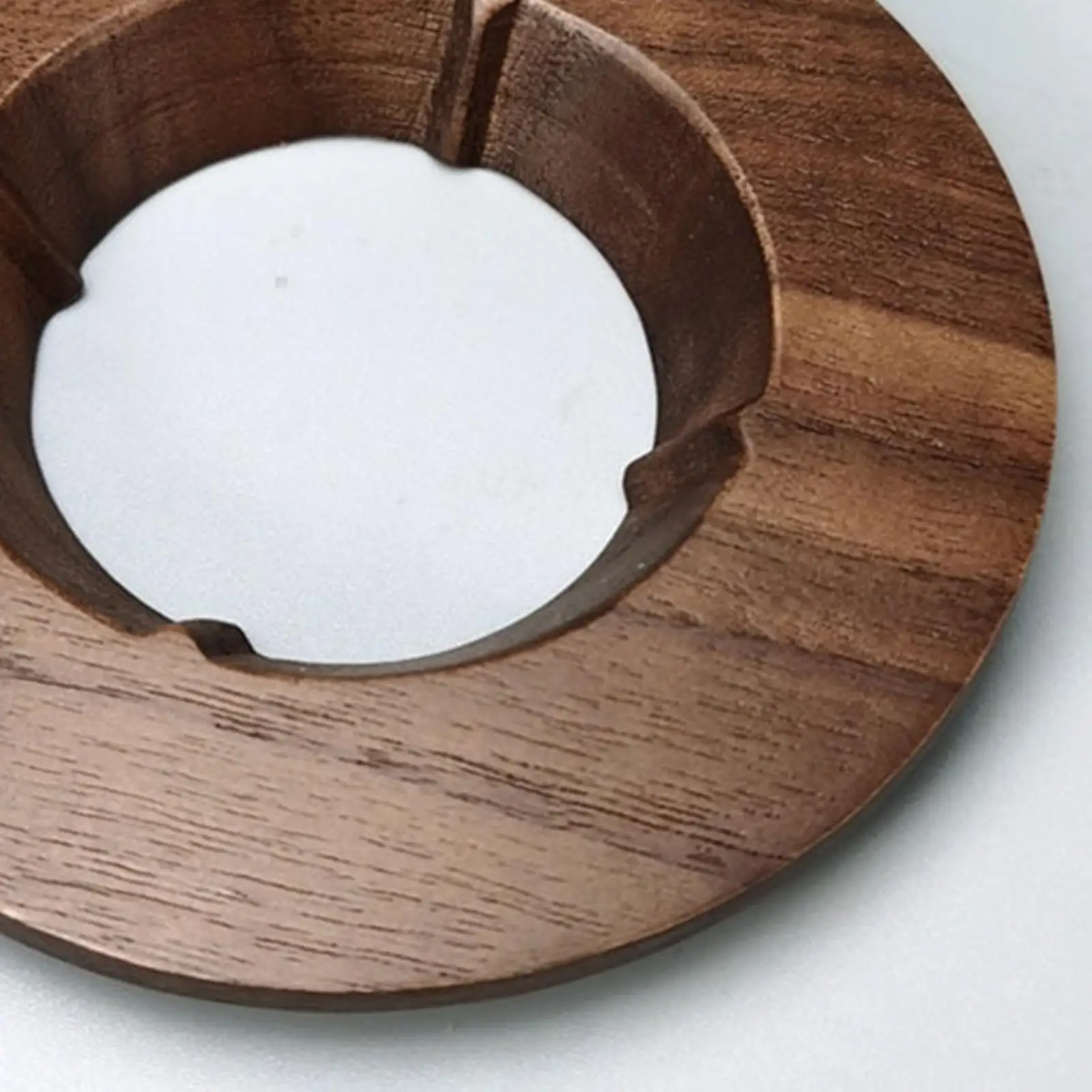 حامل فلتر القهوة الخشبي، حامل المنقط المخروطي، القطر الخارجي 110 مم،