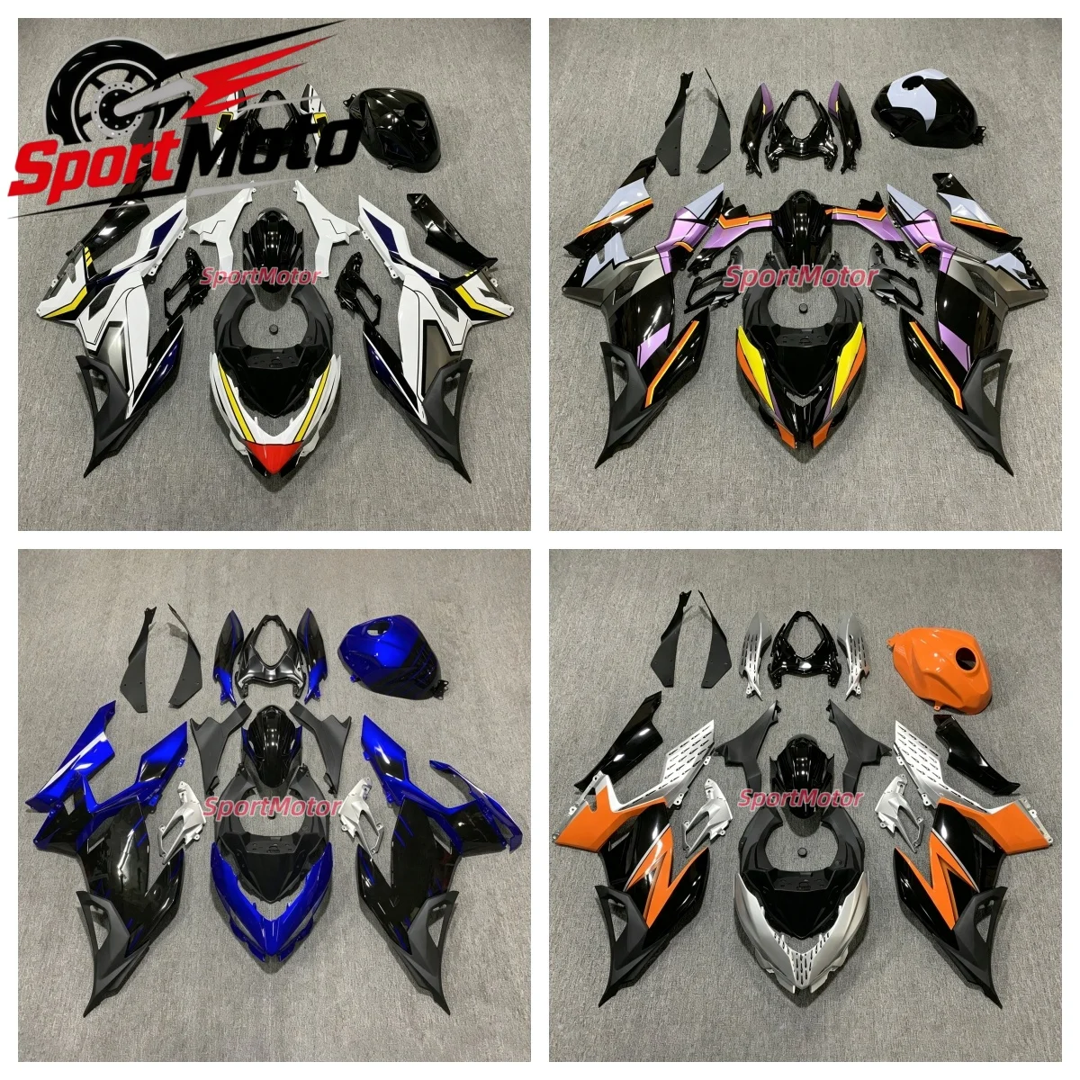 Motorcycle Practical Plastic Injection for Kawasaki Ninja400 EX400 2018-2023 Full fairing kit Bodywork fairing kit