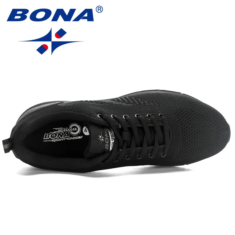 BONA New Arrival Outdoor Walking Comfortable Sneakers Lace Up Athletic Shoes For Men Popular Style Men Running Shoes