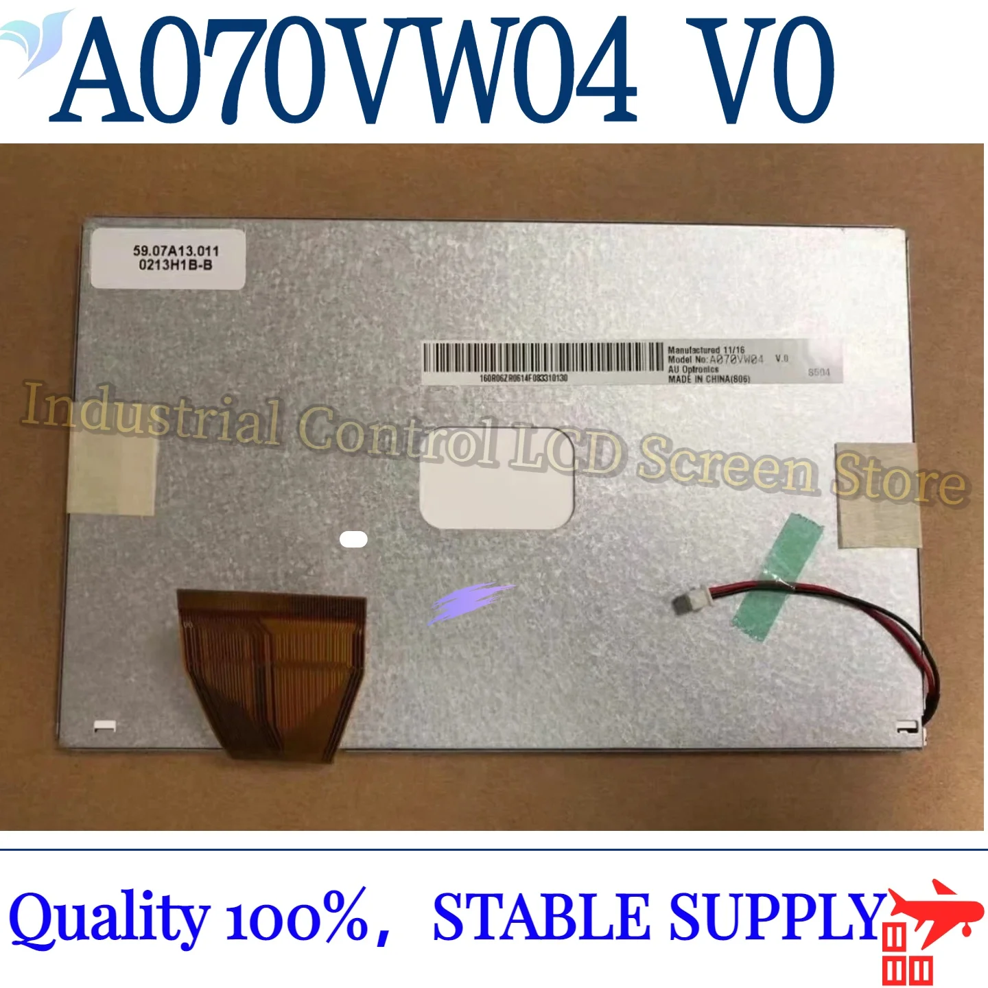 7.0-inch 60PIN TFT LCD display A070VW04 V0 800(RGB)*480 EPC700 EPC701 screen