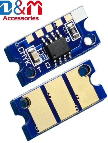 4 chips de tóner para cartuchos de tóner Konica Minolta magicolor 4600 4650 4650en 4650dn 4690 4690mf 4690md 4695