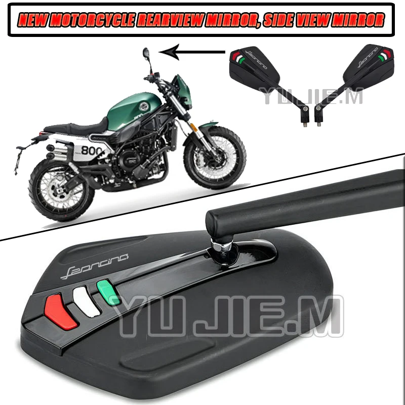 For Benelli TNT25 TNT250 BN251 TRK251 LEONCINO 250 BN TNT TRK LEONCINO 500 800 New Motorcycle Rearview Mirror, Side View Mirror