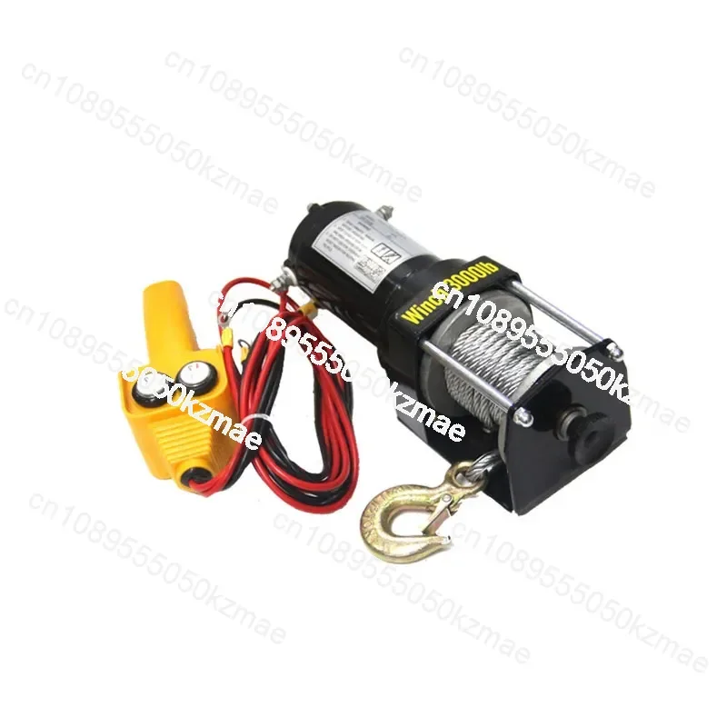 

Vehicle Self-rescue Off-road Electric Winch 3000lb 12V 24V Off-road Vehicle Winch Traction for Vehicle Crane