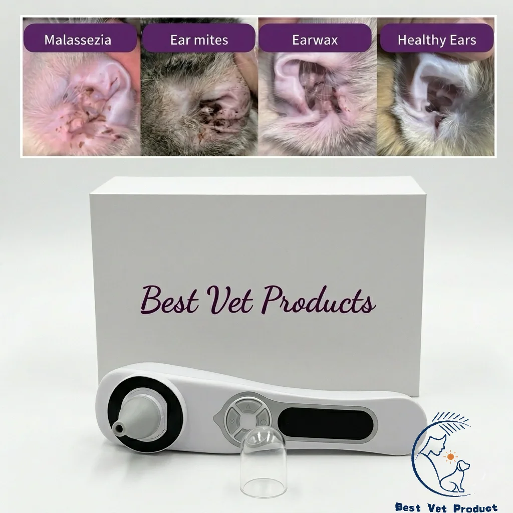 Home use Pet ear cleaner ozone therapy device  for canine and feline pet care veterinary medical