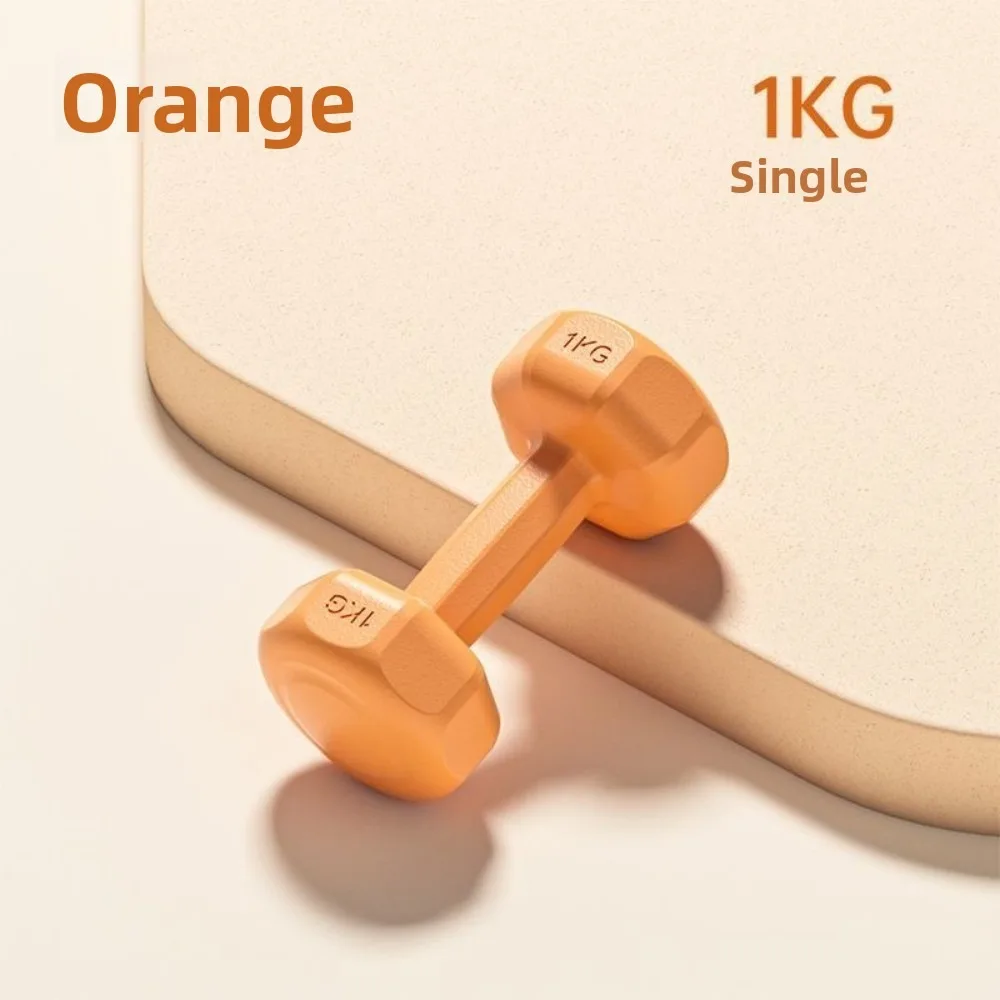 1 قطعة عالية الجودة 1 كجم مجموعة دمبل اللياقة البدنية البلاستيكية مقاوم للماء عدم الانزلاق المضادة لفة Kettlebell الدمبل الصغيرة اللياقة البدنية النسائية #6