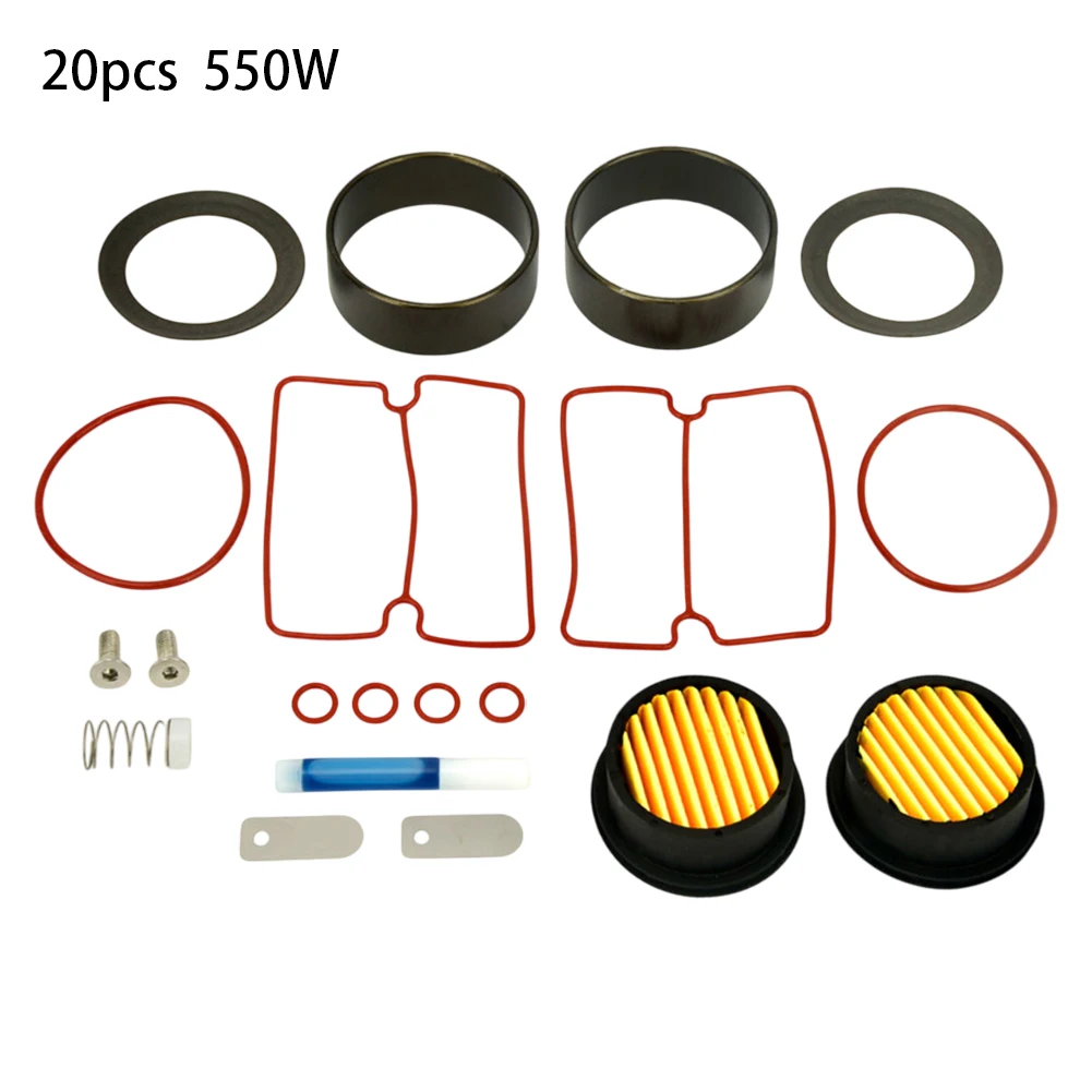 

1set 550W Oil-free Silent Air Compressor Parts And Repair Kit Vacuum Pump Air Compressor Cylinder Sleeve Piston Cylinder Ring